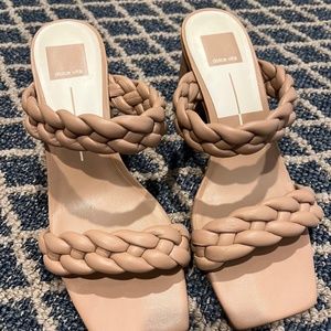 dolce vita nude heeled sandal